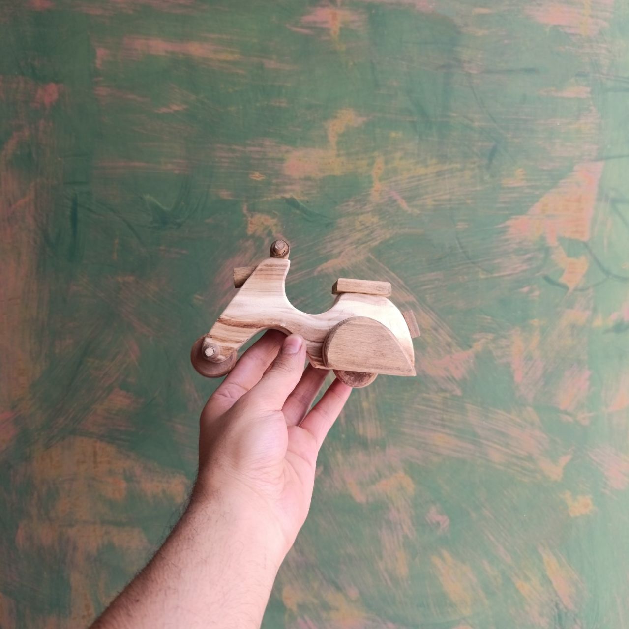 موتور وسپا تمام چوب  (خودرنگ)